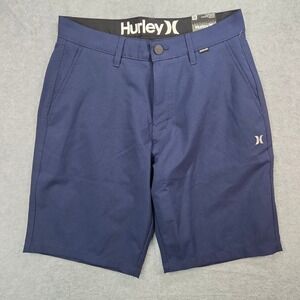 Hurley Walkshorts Mens Size 30 Navy Blue Performance Casual Shorts New